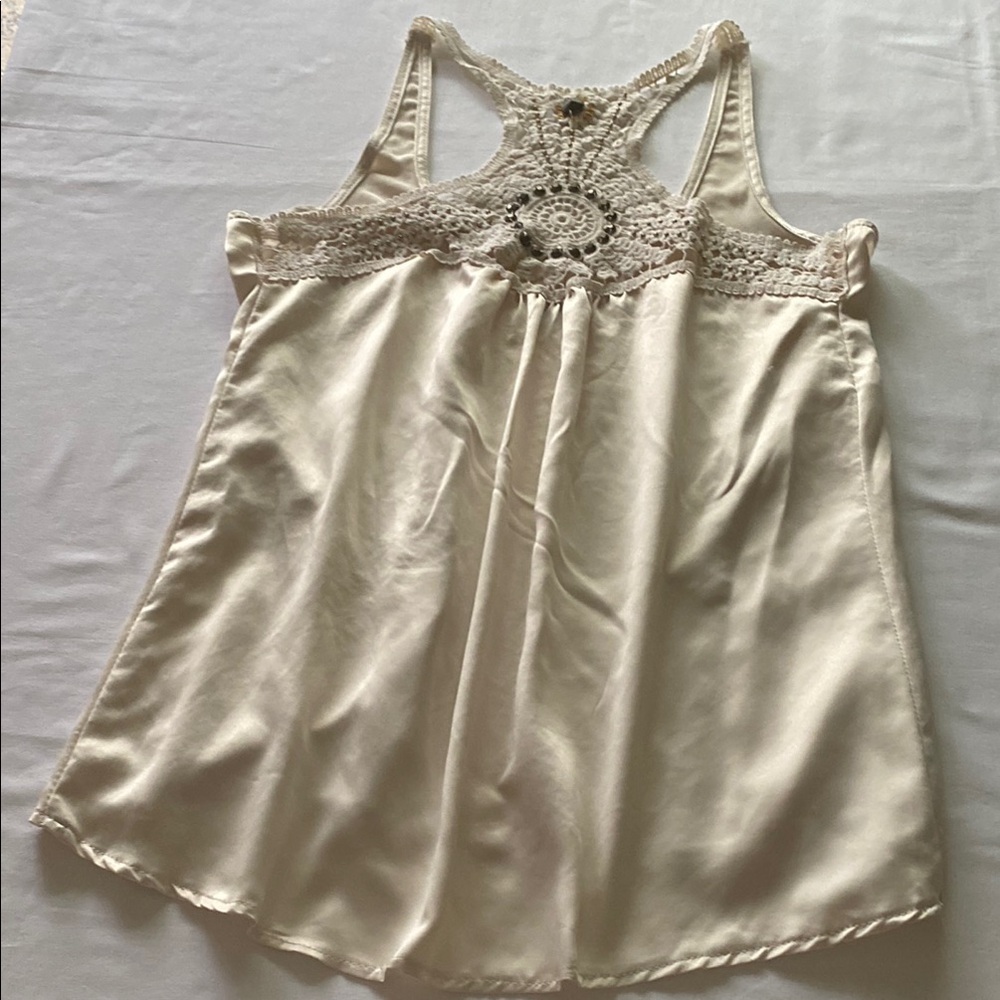 Hello Miss Cream Floral Lace Chemise